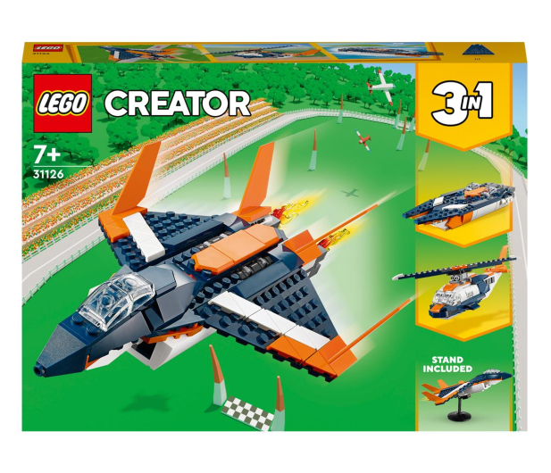 LEGO Creator 3 w 1 31126 Odrzutowiec naddźwiękowy - 1035593 - zdjęcie